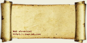 Josif Zafirović vizit kartica